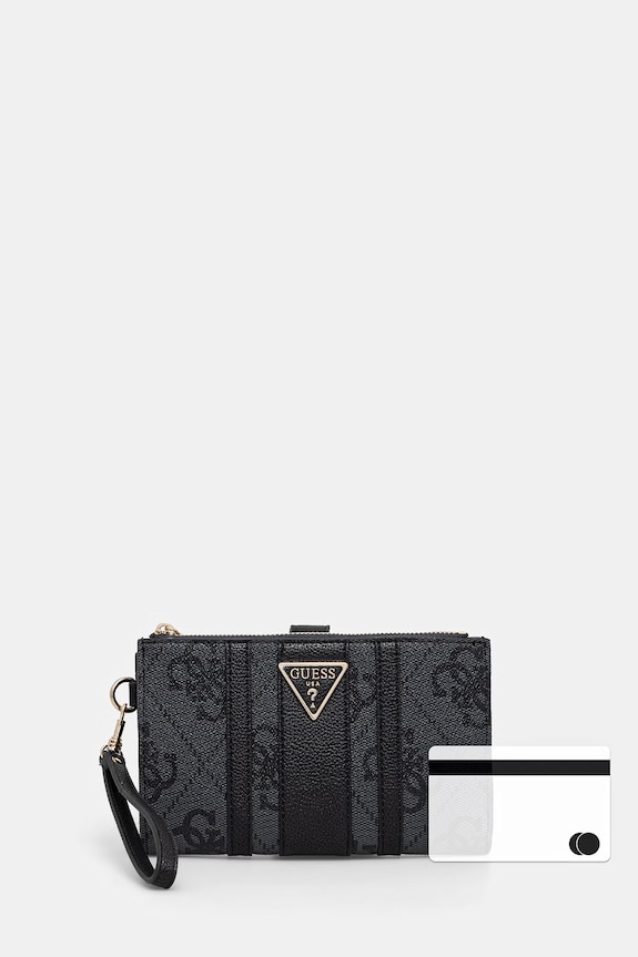 Guess peňaženka dámska z imitácie kože LAUREL SWSS74.59157 sivá