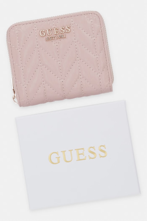 Guess peňaženka dámska z imitácie kože CHERYL SWTQ97.20137 ružová