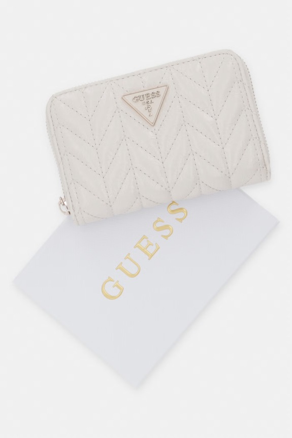 Guess portofel de damă cu imitație de piele CHERYL SWTQ97.20140 bej