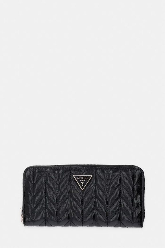 Guess portfel damski z imitacji skóry CHERYL czarny SWTQ97.20146