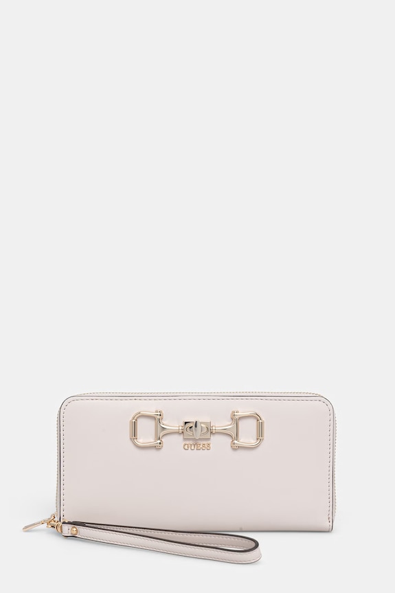 Guess portofel de damă cu imitație de piele JANIE bej SWVG99.10146
