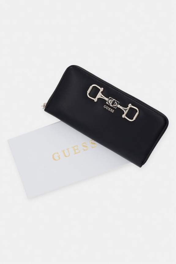 Guess peňaženka dámska z imitácie kože JANIE SWVG99.10146 čierna