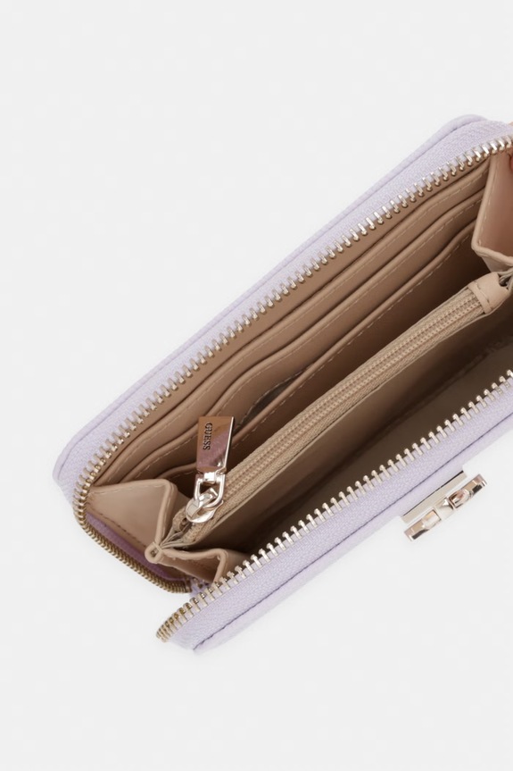 Accesorii Guess portofel pentru femei, cu imitație de piele PATSIE SWZG99.19140 violet