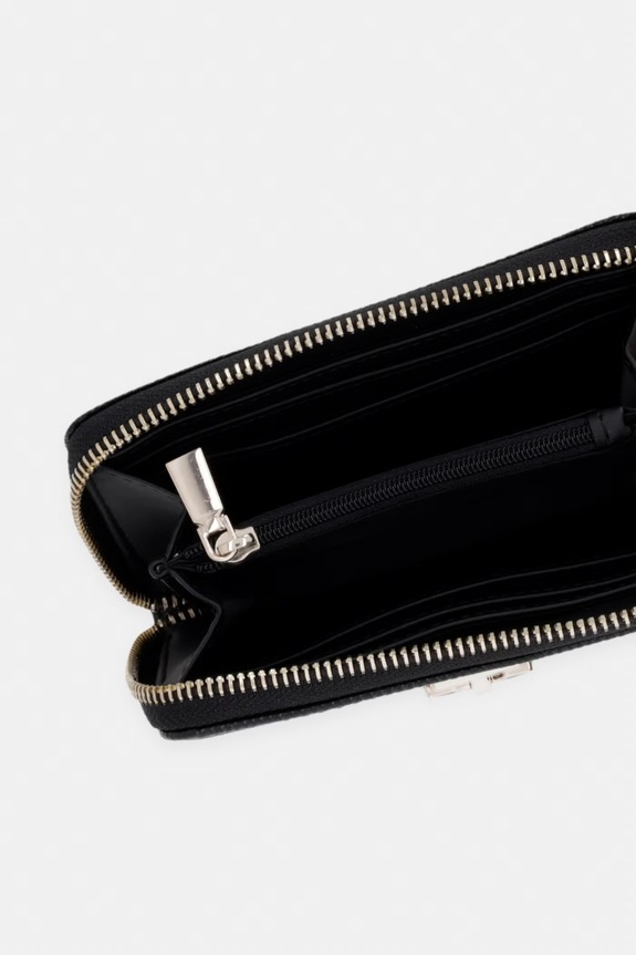 Accesorii Guess portofel pentru femei, cu imitație de piele PATSIE SWZG99.19140 negru