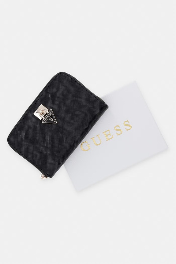 Guess portofel pentru femei, cu imitație de piele PATSIE SWZG99.19140 negru