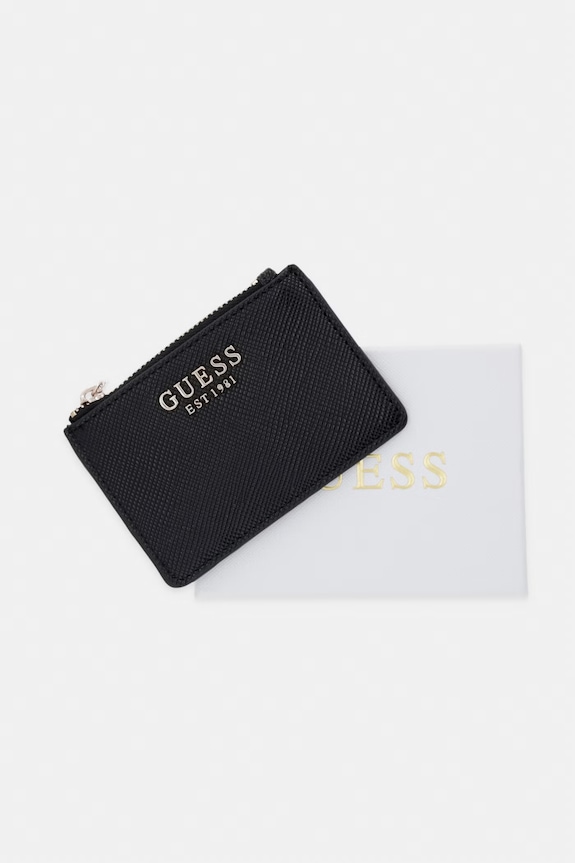 Guess portafoglio da donna in similpelle PATSIE nero SWZG99.19505