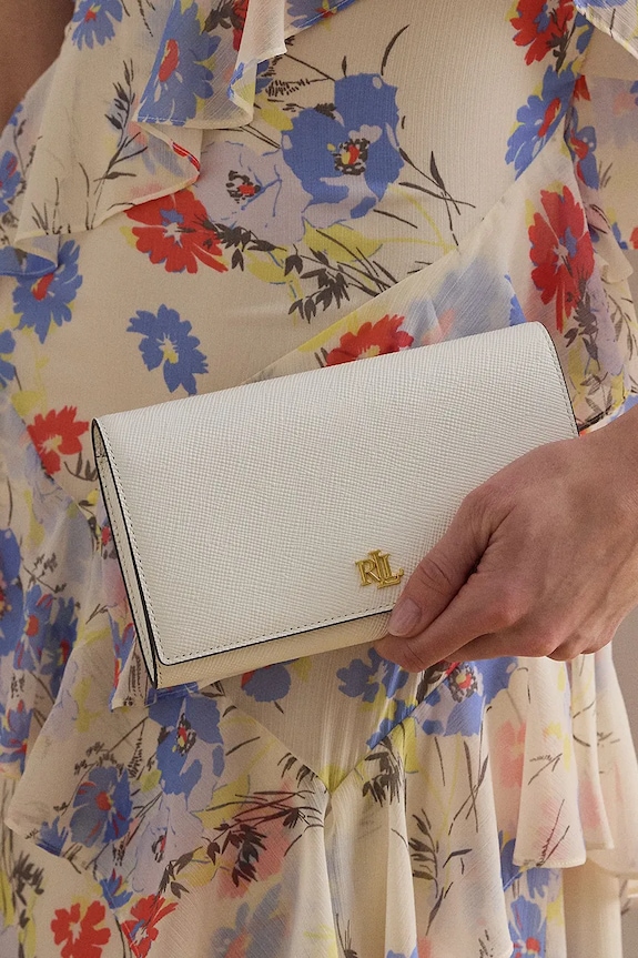 Lauren Ralph Lauren portfel damski skórzany 432P13473