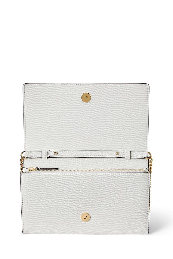 Lauren Ralph Lauren portfel damski skórzany biały 432P13473