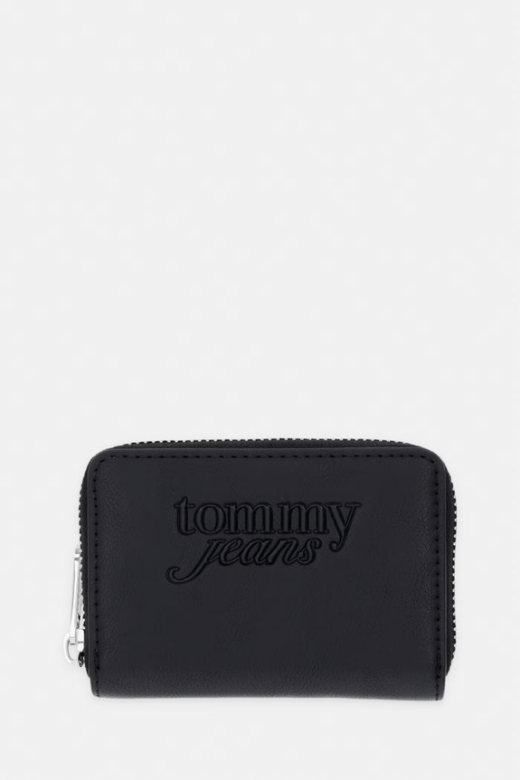 Tommy Jeans novčanik za žene crna AW0AW18445