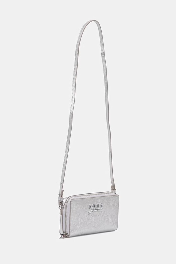 Tommy Jeans πορτοφόλι γυναικείο AW0AW18854 ασημί SS26
