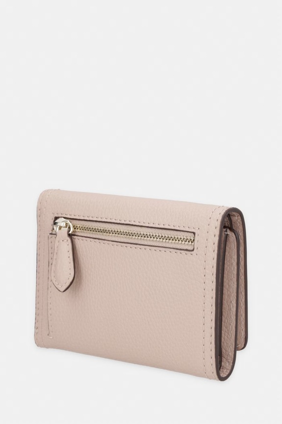 BOSS portfel damski skórzany Lenah Flap SM Wallet 50563423 różowy SS26