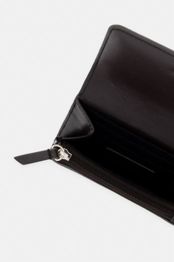 Akcesoria BOSS portfel damski skórzany NUMAH Flap Cardholde 50564186 brązowy