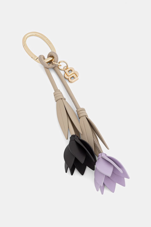 BOSS brelok damski TULI BOSS CHARM beżowy 50567594