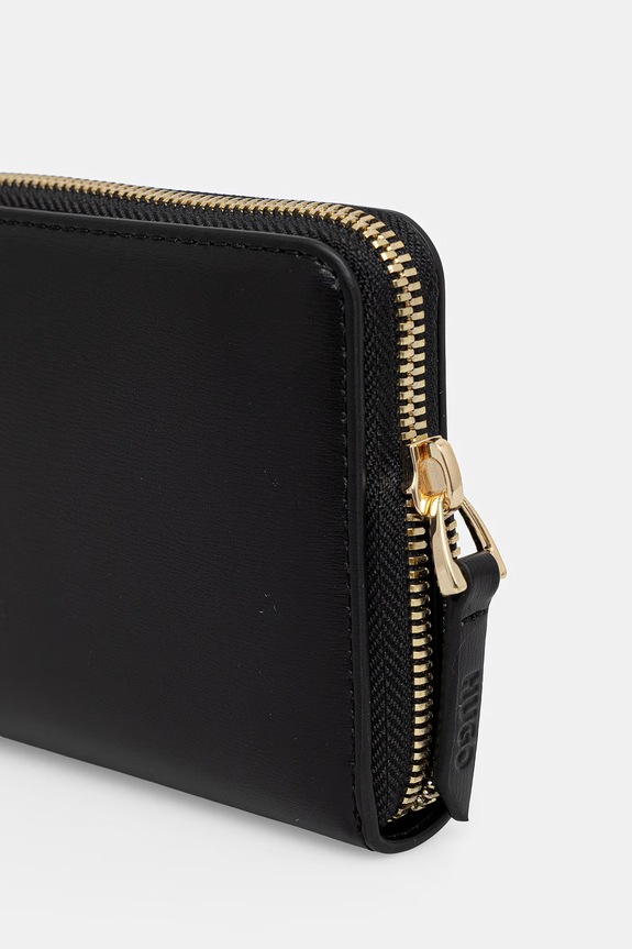 HUGO peňaženka dámska Syndra_Wallet Zip Ar 50563014 čierna SS26