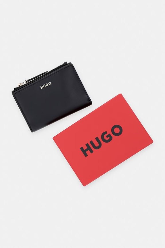 HUGO portafoglio da donna Syndra_Wallet SM 50563024 nero