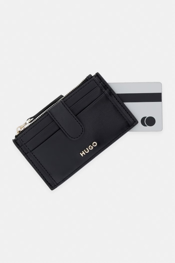 HUGO portafoglio da donna Syndra_Card Holder nero 50563032