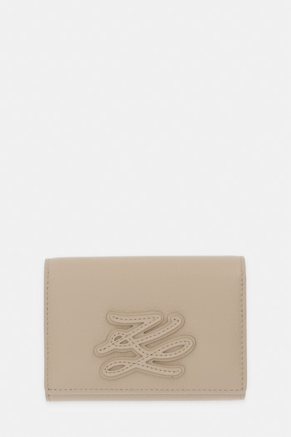 Karl Lagerfeld peňaženka dámska K/AUTOGRAPH béžová B2W32065
