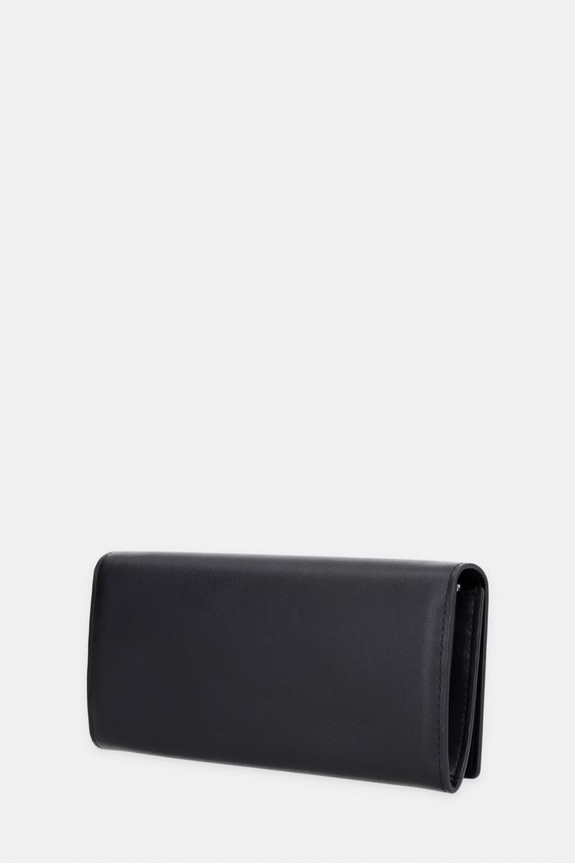 Karl Lagerfeld peňaženka dámska kožená K/SIGNATURE B2W32014 čierna SS26
