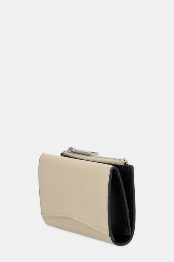 Karl Lagerfeld portofel pentru femei, din piele K/SIGNATURE B2W32013 bej SS26
