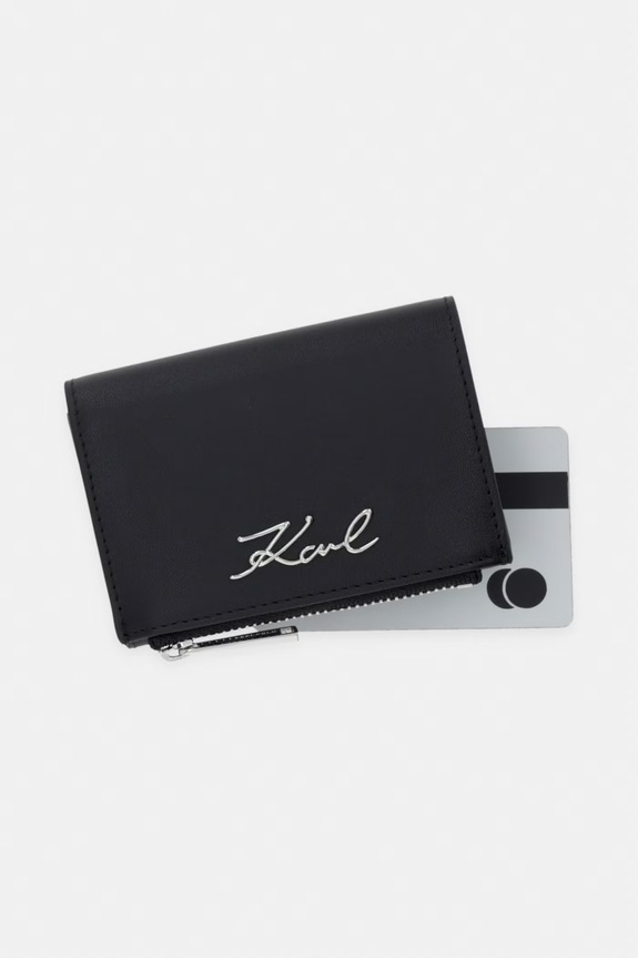 Karl Lagerfeld portofel pentru femei, din piele K/SIGNATURE negru B2W32013