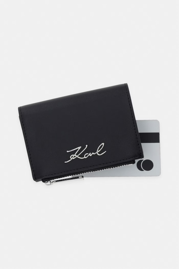 Karl Lagerfeld portofel pentru femei, din piele K/SIGNATURE negru B2W32013