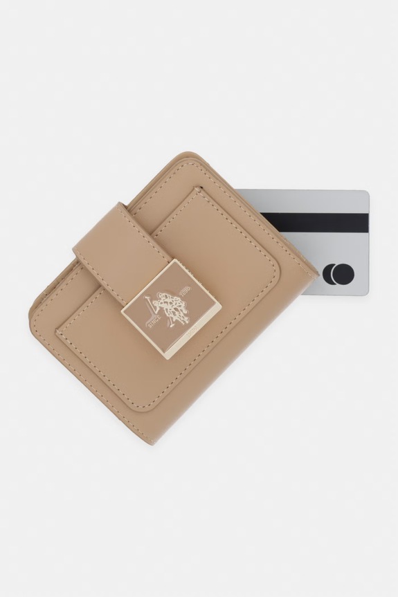 U.S. Polo Assn. portfel damski MARGARET beżowy WEUMF9048WVP