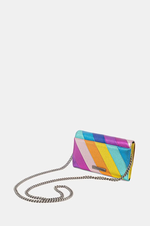 Akcesoria Kurt Geiger London portfel damski skórzany Kensington 4551469109 multicolor