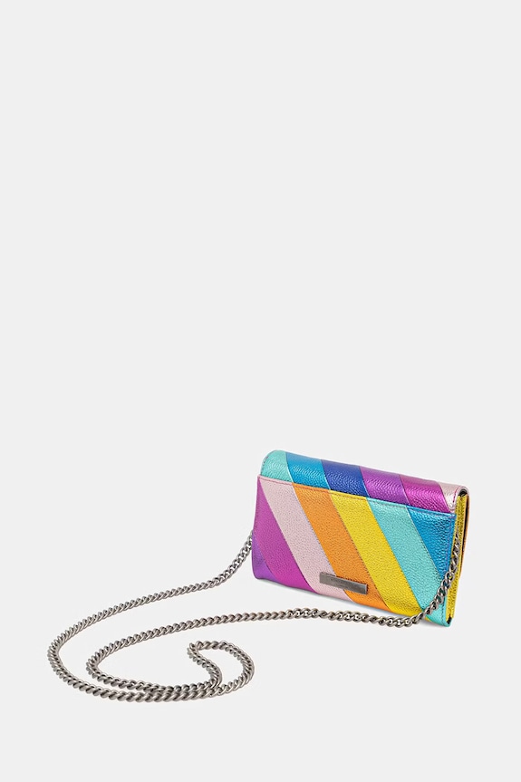 Akcesoria Kurt Geiger London portfel damski skórzany Kensington 4551469109 multicolor