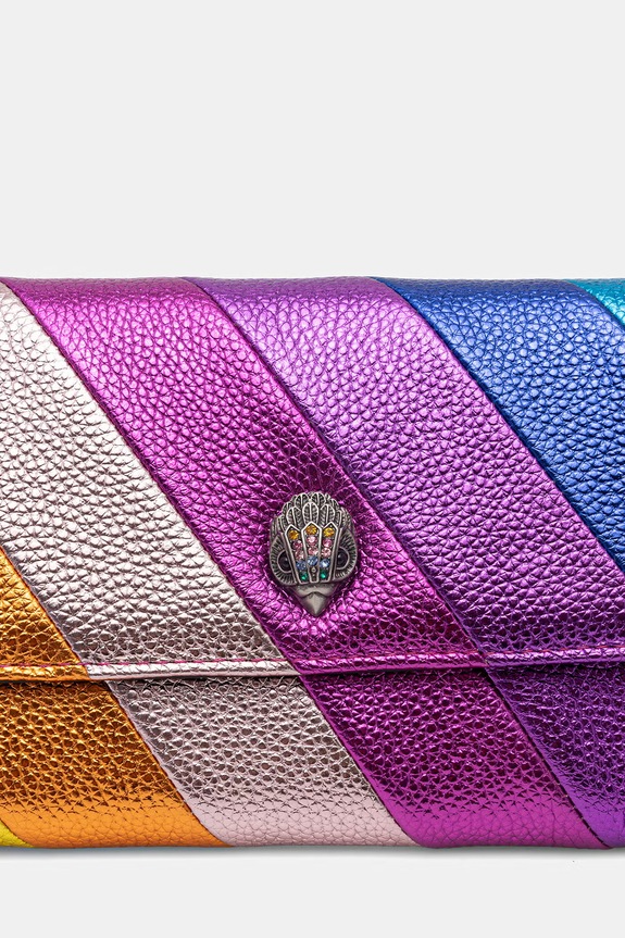 Kurt Geiger London portfel damski skórzany Kensington multicolor 4551469109