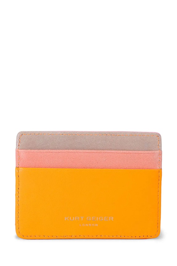 Kiegészítők Kurt Geiger London női bőr kártyatok Kensington 5368157129 narancssárga