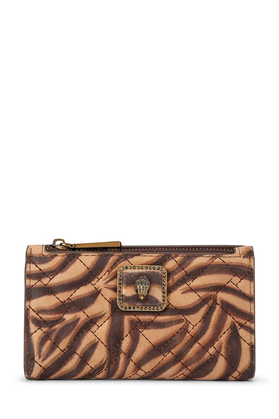 Kurt Geiger London portfel RFID damski zamszowy Pimlico brązowy 5375036209
