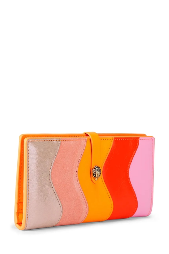 Kurt Geiger London portfel RFID damski skórzany Kensington 5573557129 multicolor SS26