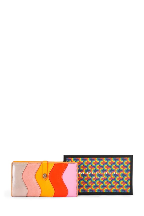 Kurt Geiger London portfel RFID damski skórzany Kensington 5573557129 multicolor