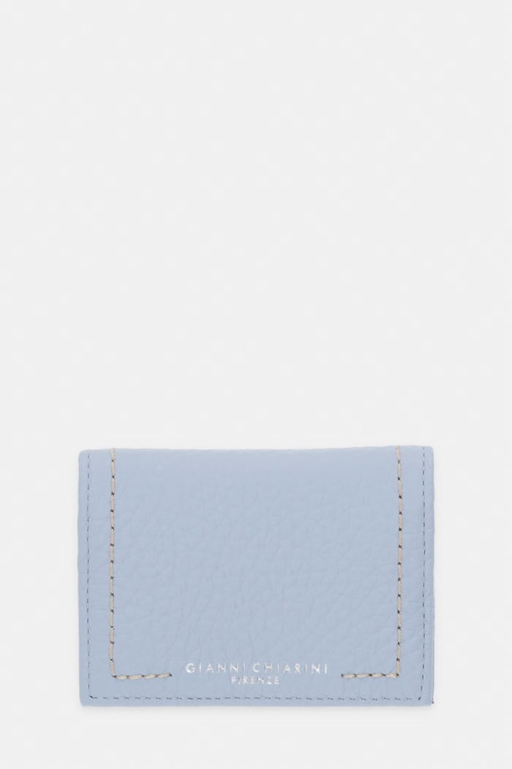 Gianni Chiarini etui na karty damskie skórzane niebieski PF.5039.TKL