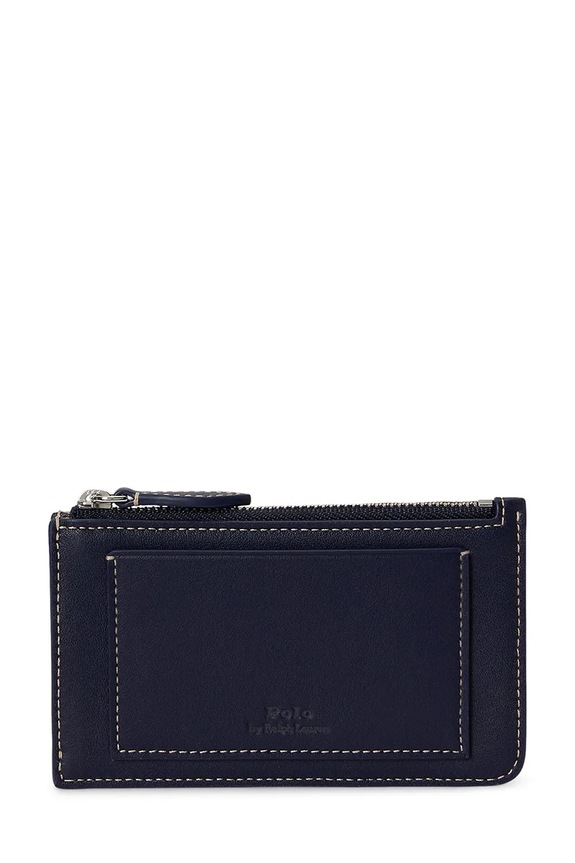 Polo Ralph Lauren portfel damski skórzany 427P10991 granatowy SS26
