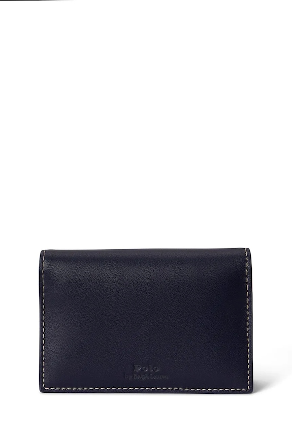 Polo Ralph Lauren peňaženka dámska kožená 427P10992 tmavomodrá SS26