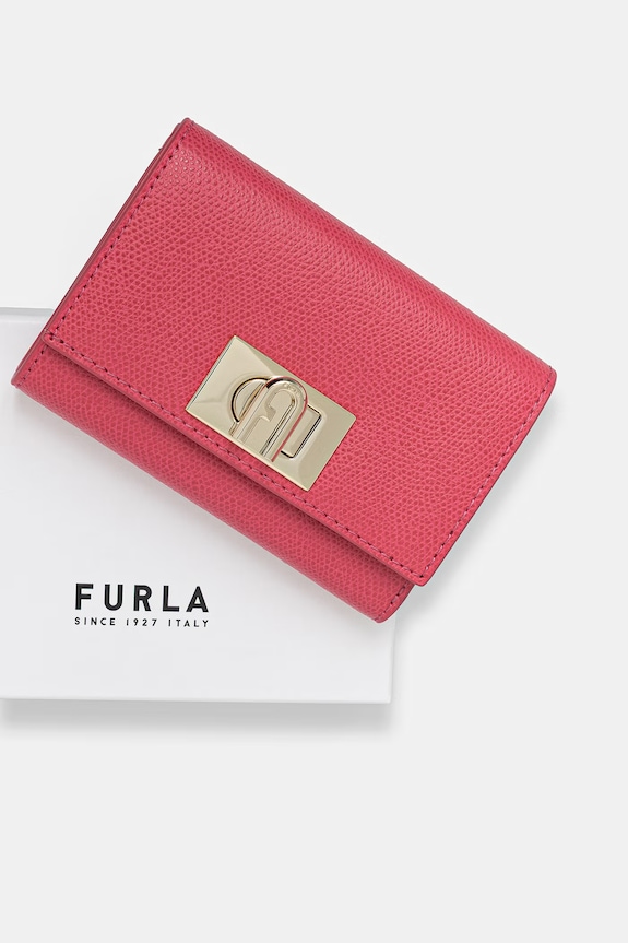Furla portofel de damă din piele 1927 M Compact roz WP00225.ARE000.4485S