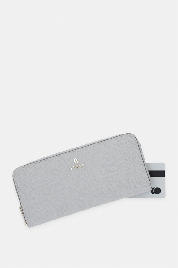 Furla portfel damski skórzany Camelia L szary WP00313.ARE000.4351S