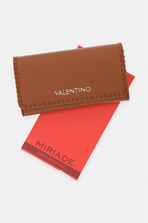 Valentino Bags peňaženka dámska z imitácie kože ALEKSANDRA VPS9W9113 hnedá
