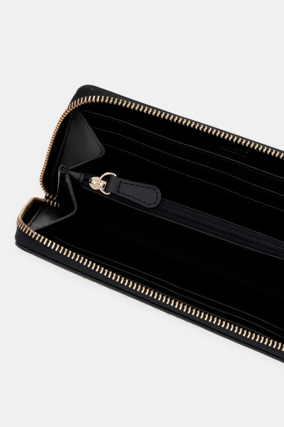 Akcesoria Love Moschino portfel damski z imitacji skóry JC5611PP0OKD0000 czarny