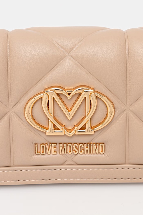Love Moschino portfel damski beżowy JC5640PP0OLC0209