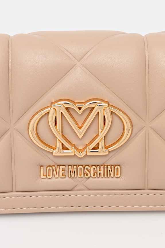 Love Moschino portfel damski beżowy JC5640PP0OLC0209