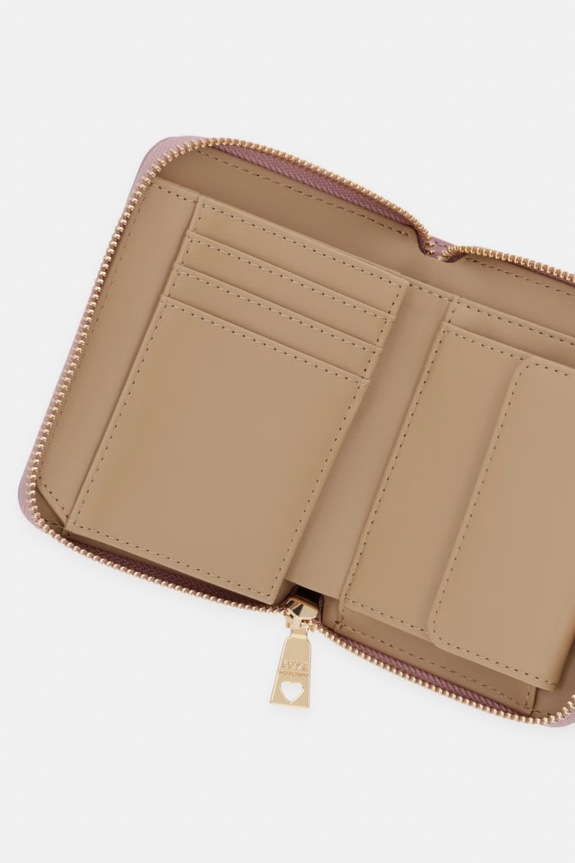 Akcesoria Love Moschino portfel damski z imitacji skóry JC5641PP0OLC0600 różowy