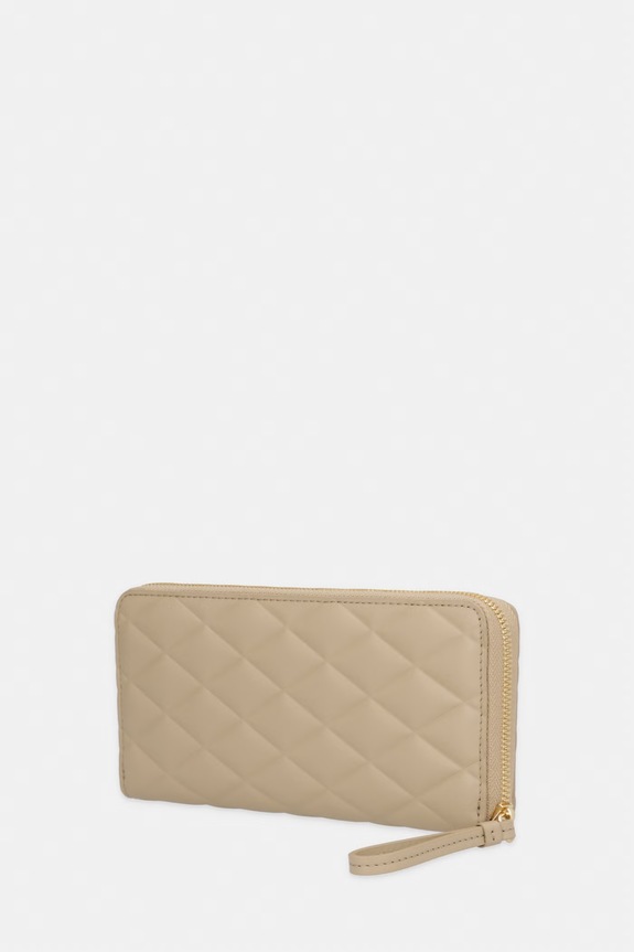 Lacoste RFID peněženka dámská kožená NF5122EE béžová SS26