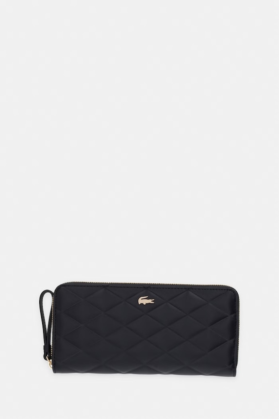 Lacoste portfel RFID damski skórzany czarny NF5122EE