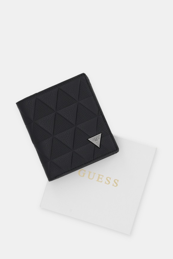 Guess portfel skórzany TORINO SMTOTE.LEA22 czarny