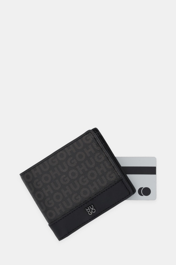 HUGO portfel Quantic_4cc Coin M czarny 50558550