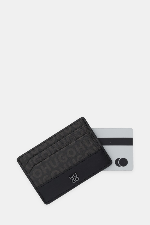 Doplnky Puzdro na karty HUGO Quantic_Cardcase M 50558559 čierna