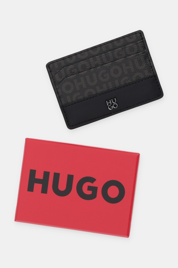 Puzdro na karty HUGO Quantic_Cardcase M čierna 50558559