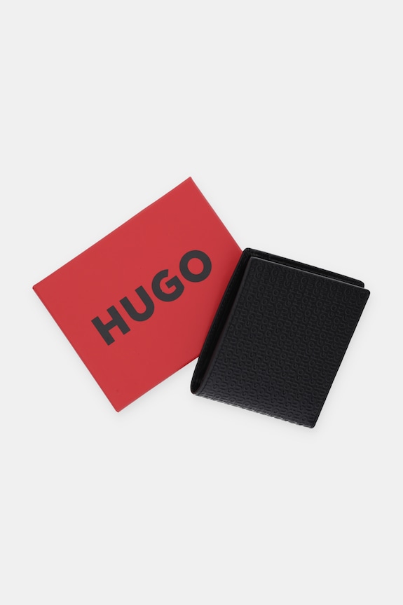 HUGO portofel de piele ETHON_4cc Coin MG 50558572 negru